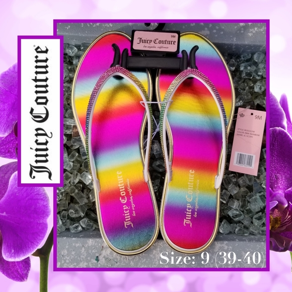 Juicy Couture Shoes - Bling 💎 Juicy Couture Sandals Size: 9
